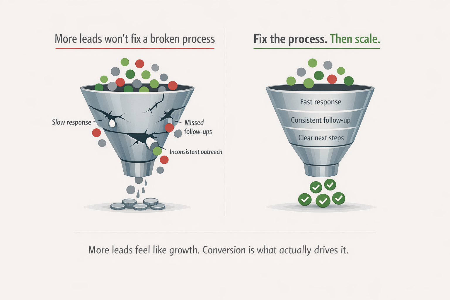 Illustration for Why More Leads Will Not Fix Your Sales Problem