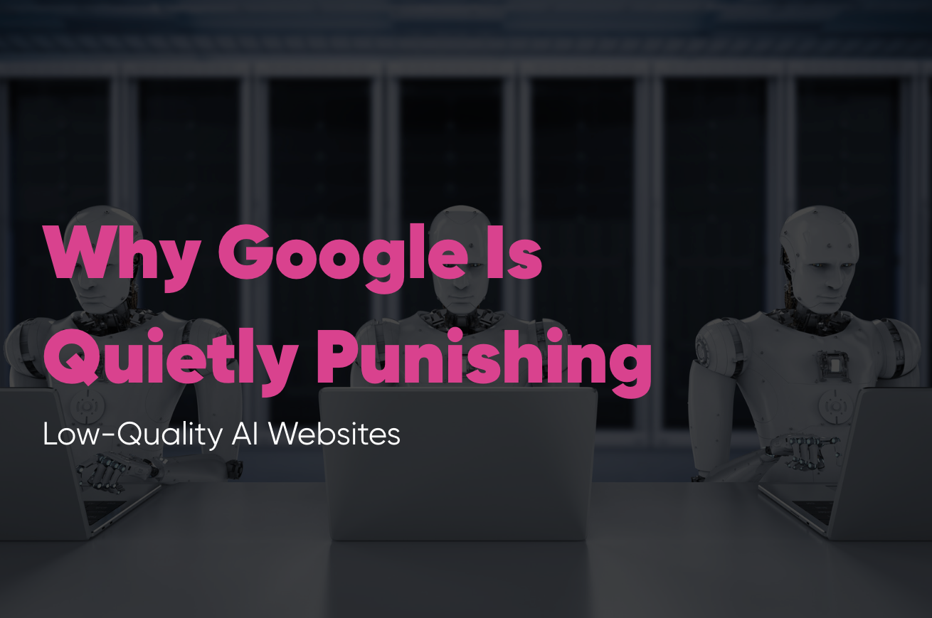 Why Google Is Quietly Punishing Low-Quality AI Websites