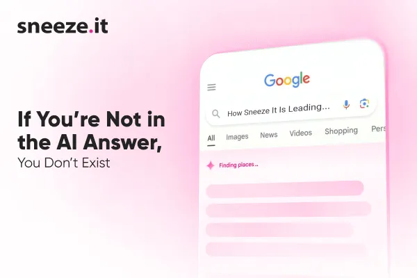 Generative Engine Optimization Is the New SEO. Here’s How Sneeze It Is Leading the Way.