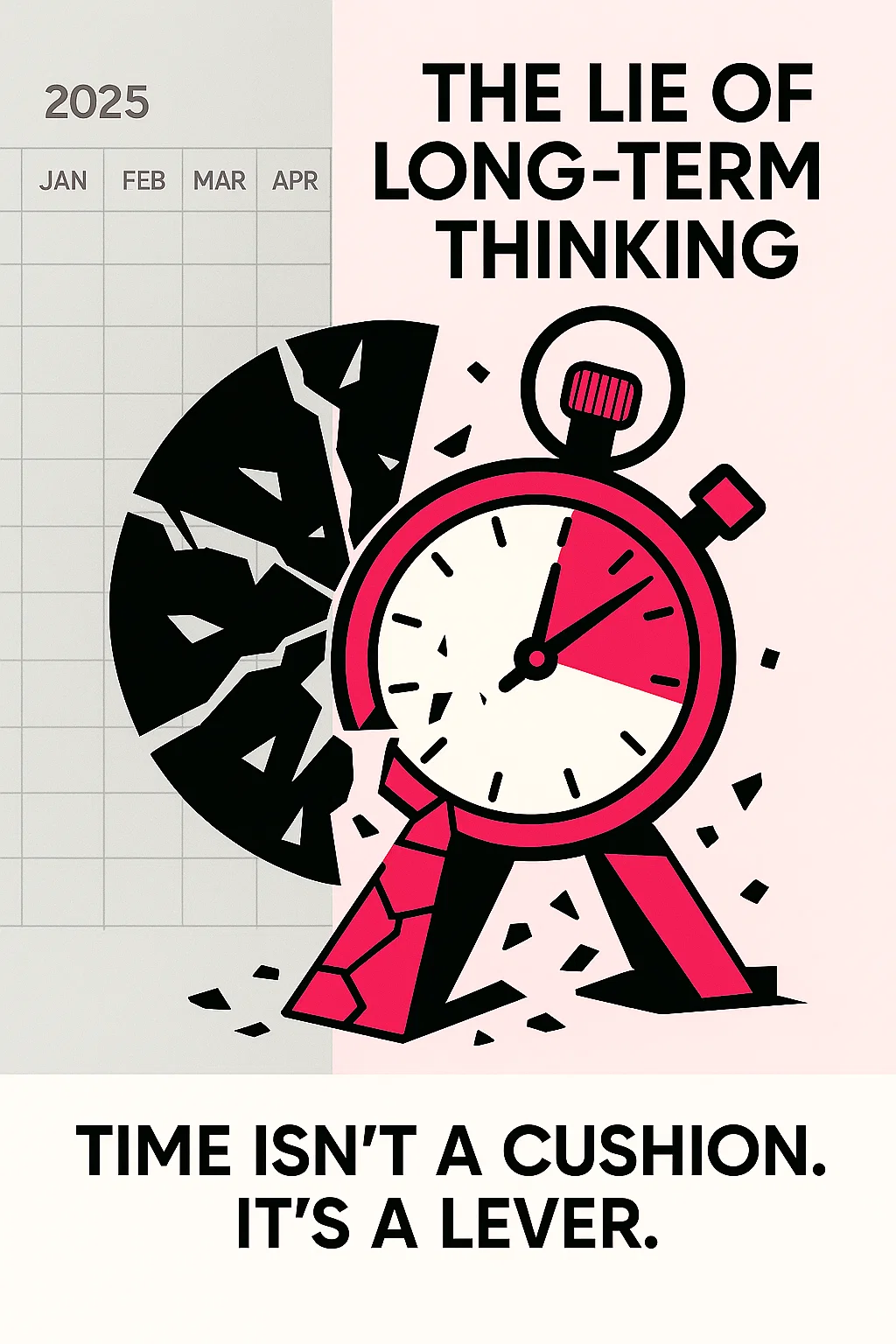 Illustration for The Lie of Long-Term Thinking: Why Time Is the Most Dangerous Number in Your Marketing
