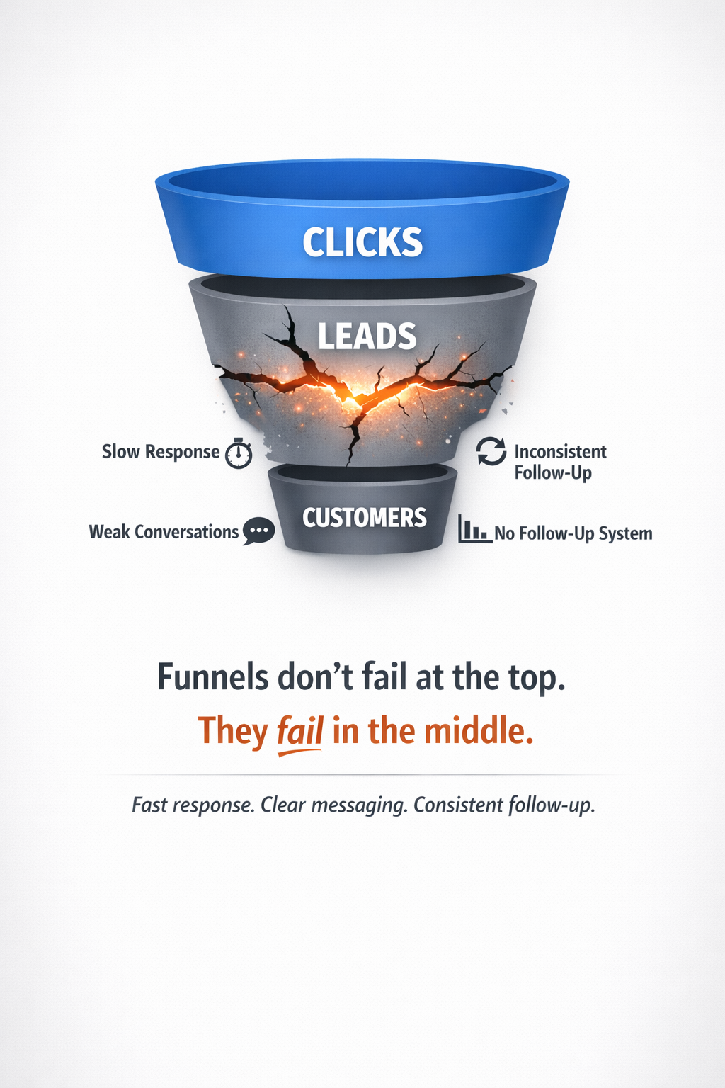 Illustration for From Click to Customer, Where Most Marketing Funnels Break Down