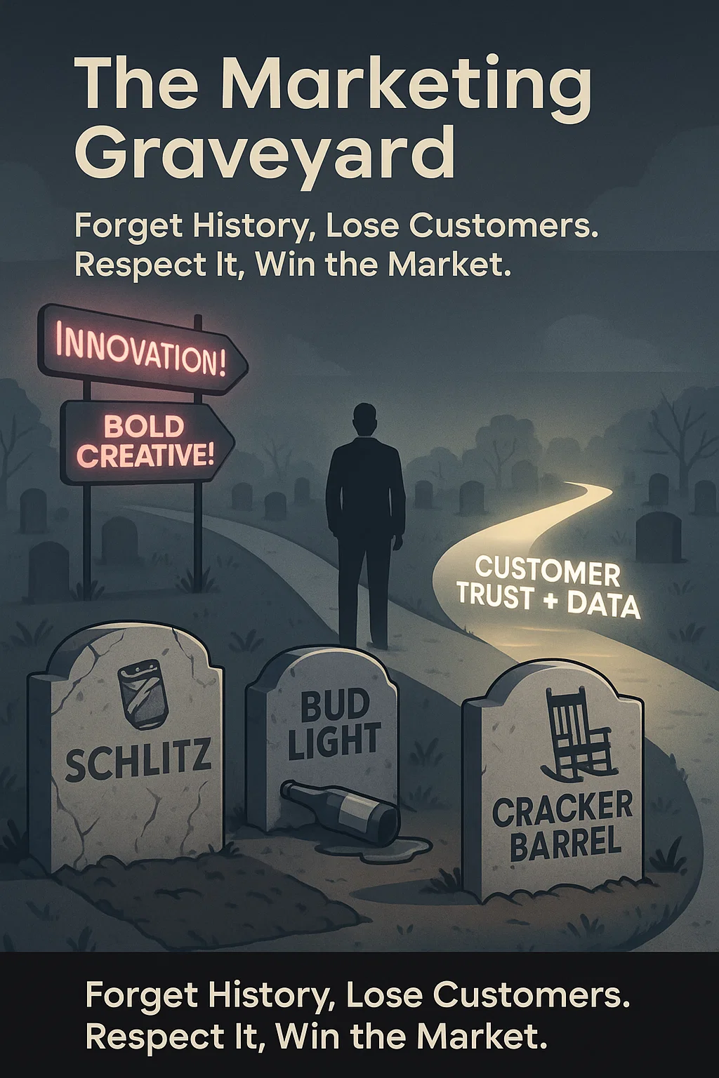 Illustration for The Brutal Truth About Cracker Barrel’s Marketing Fiasco (And Why Your Business Is Next If You Don’t Learn From History)